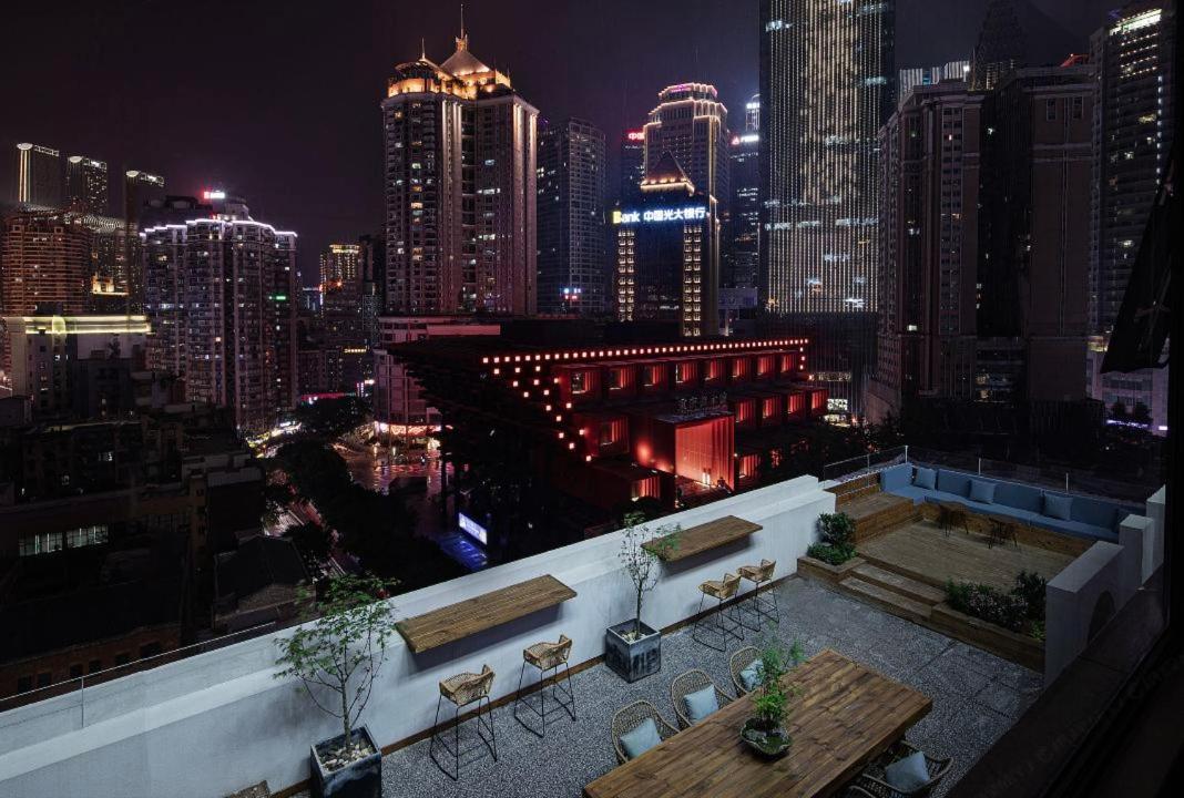 Walling Hotel - Chongqing Jiefangbei Hongyadong Exteriér fotografie